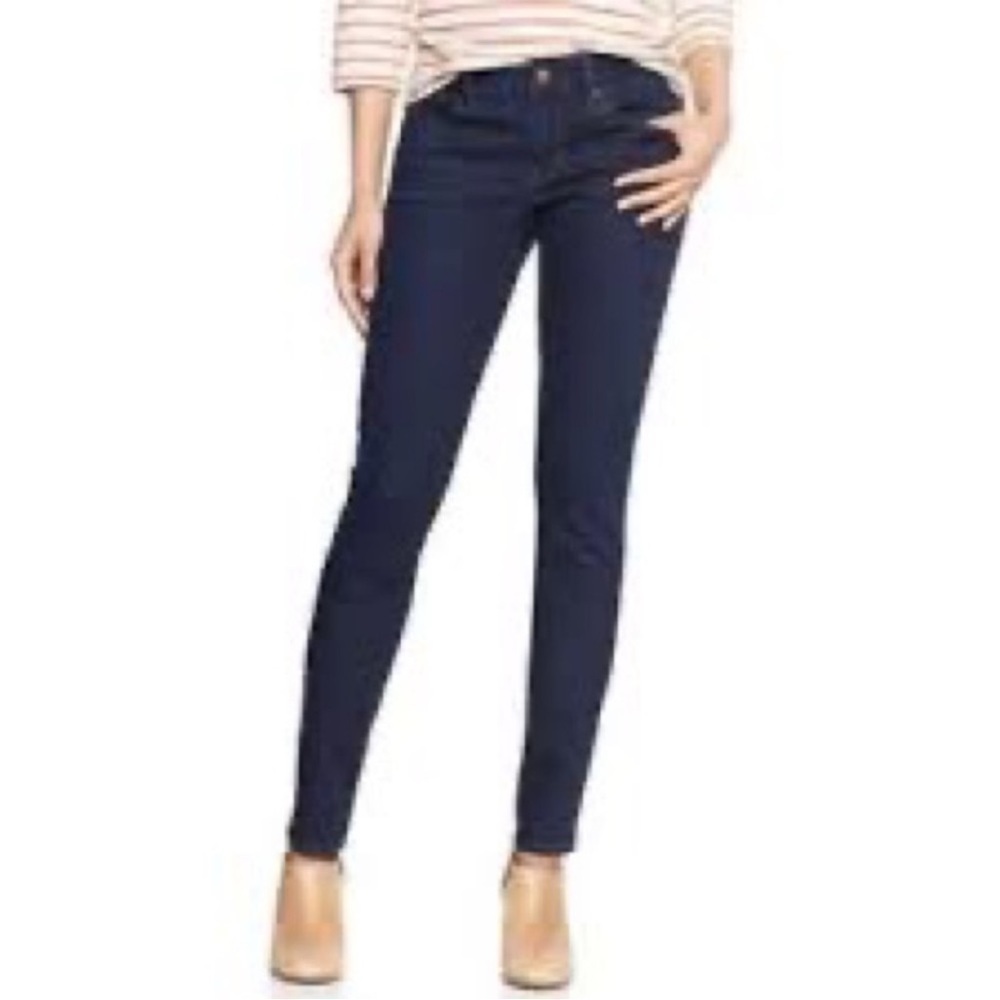 Gap Denim 1969 jeans Always Skinny Dark Wash Skinny  size 27 long
